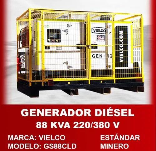 Generador Diésel 88 KVA